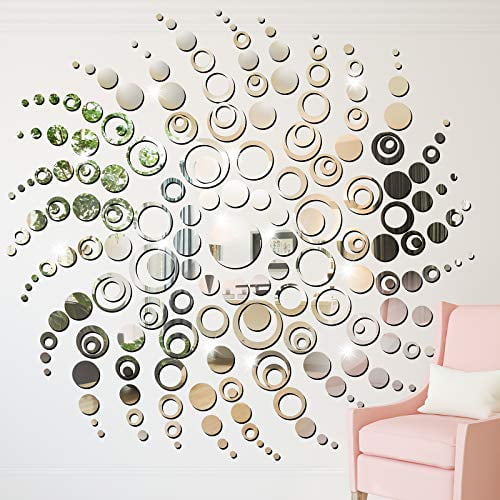 Art Wall Stickers Bedroom Circle DIY Decal Decor Home Living Room Office 